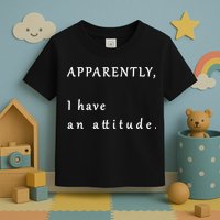 Apparently I Have An Attitude  Toddler T-Shirt