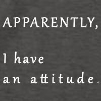 Apparently I Have An Attitude  Vector Backpack