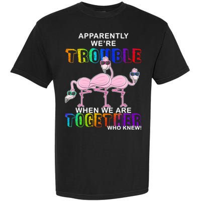 Apparently We're Trouble When We Are Together Garment-Dyed Heavyweight T-Shirt