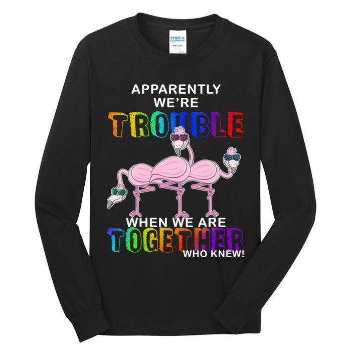 Apparently We're Trouble When We Are Together Tall Long Sleeve T-Shirt