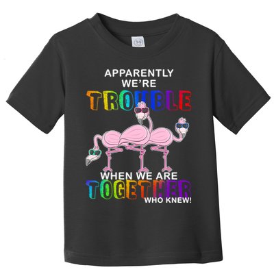 Apparently We're Trouble When We Are Together Toddler T-Shirt