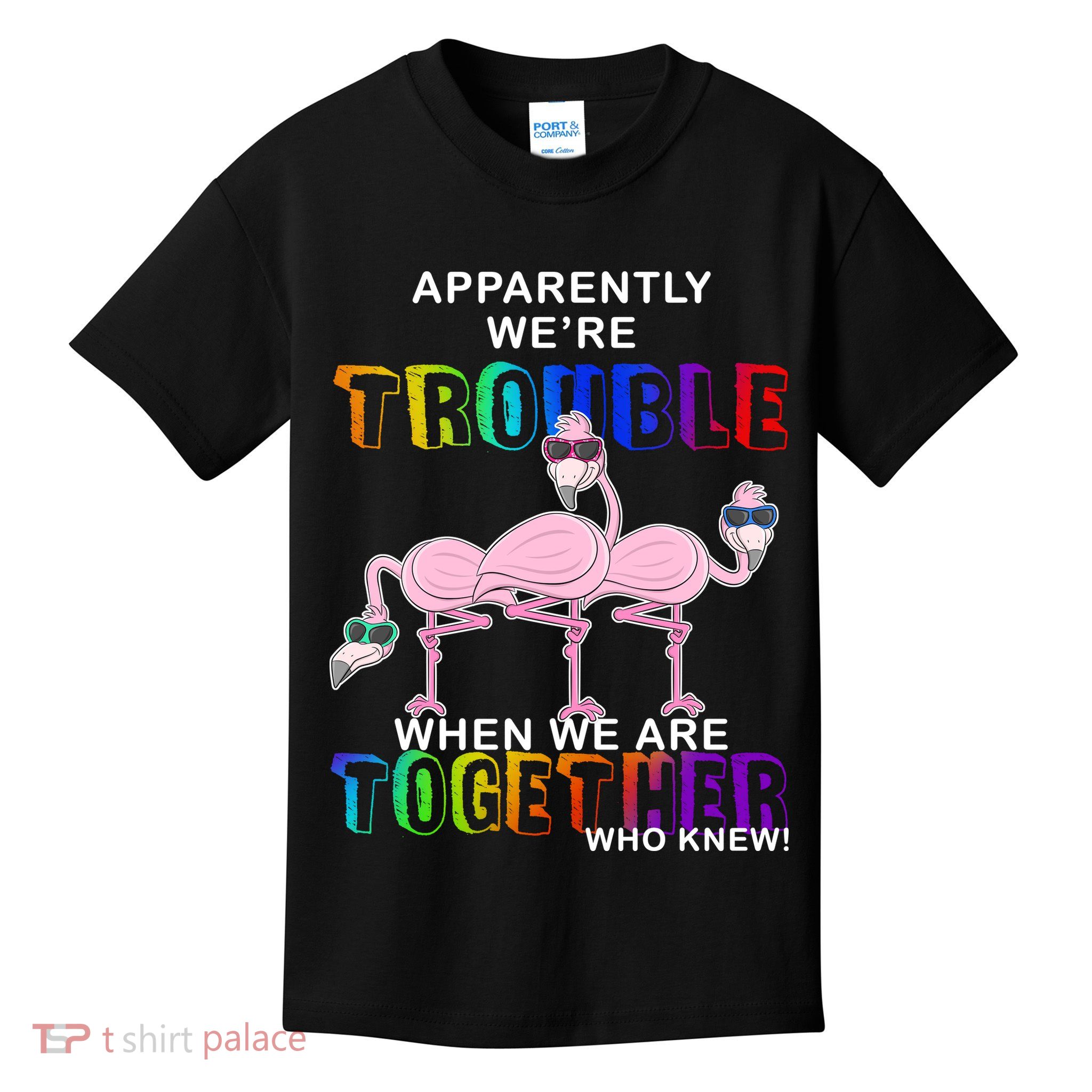 Apparently We're Trouble When We Are Together Kids T-Shirt