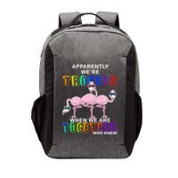 Apparently We're Trouble When We Are Together Vector Backpack