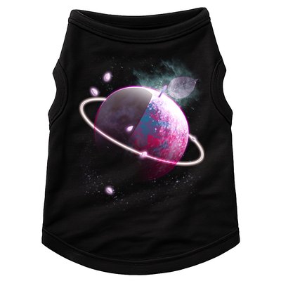 Apple Nebula Space Planet Doggie Tank