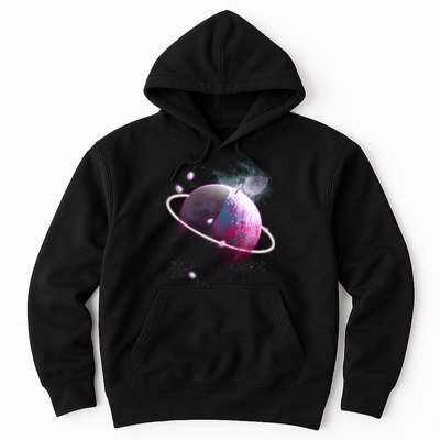 Apple Nebula Space Planet Hoodie