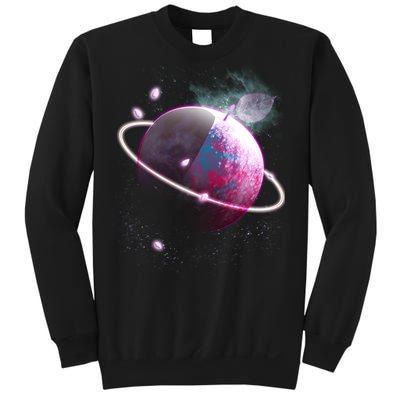 Apple Nebula Space Planet Sweatshirt