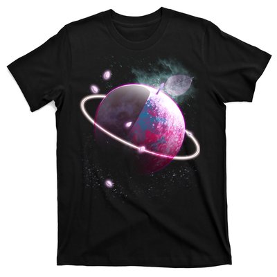 Apple Nebula Space Planet T-Shirt