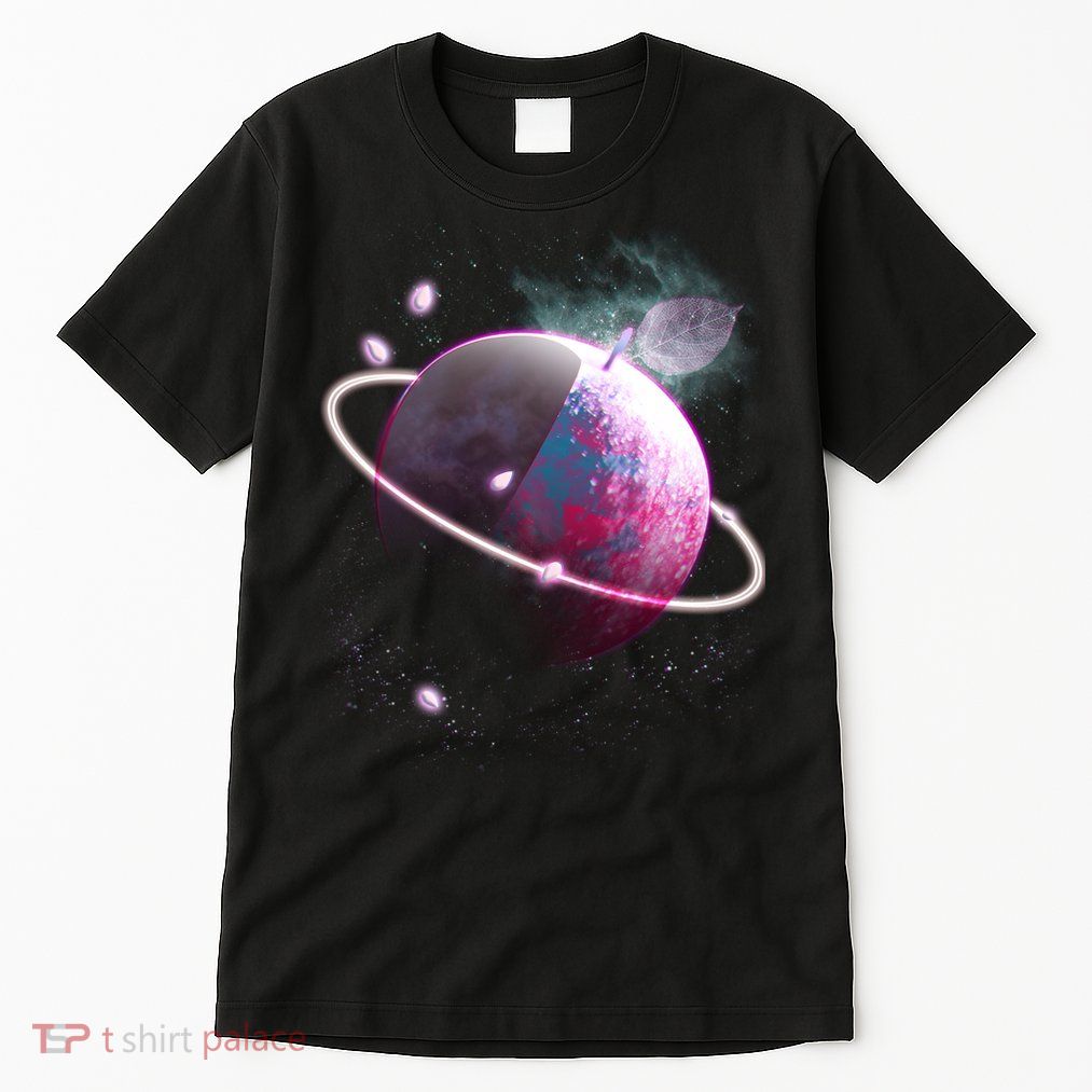 Apple Nebula Space Planet Tall T-Shirt