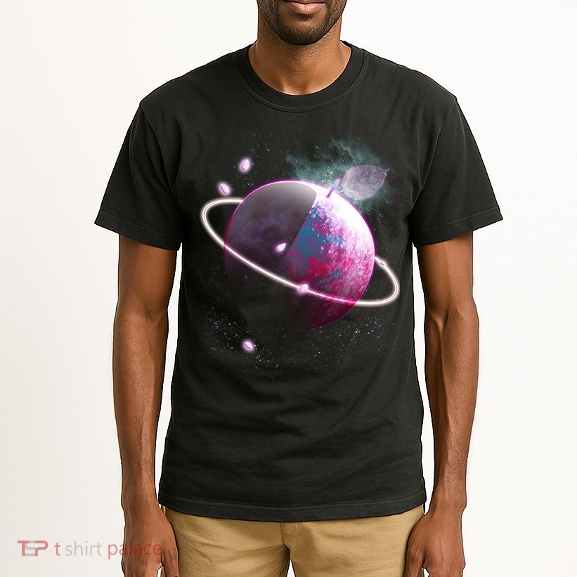 Apple Nebula Space Planet Tall T-Shirt