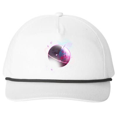 Apple Nebula Space Planet Snapback Five-Panel Rope Hat