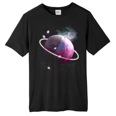 Apple Nebula Space Planet Tall Fusion ChromaSoft Performance T-Shirt