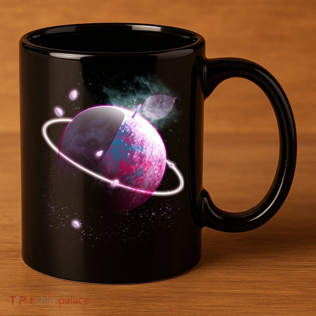 Apple Nebula Space Planet 11oz C Handle Ceramic Mug