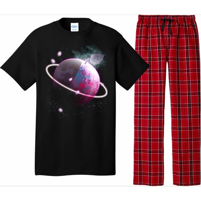 Apple Nebula Space Planet Pajama Set