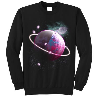 Apple Nebula Space Planet Tall Sweatshirt