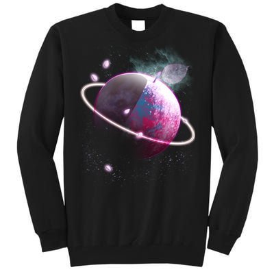 Apple Nebula Space Planet Tall Sweatshirt