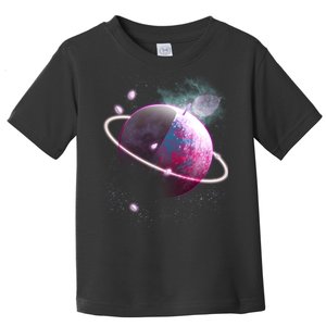 Apple Nebula Space Planet Toddler T-Shirt