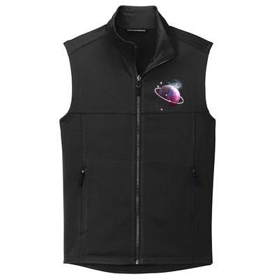 Apple Nebula Space Planet Collective Smooth Fleece Vest