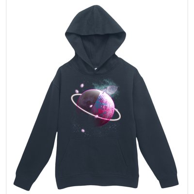 Apple Nebula Space Planet Urban Pullover Hoodie