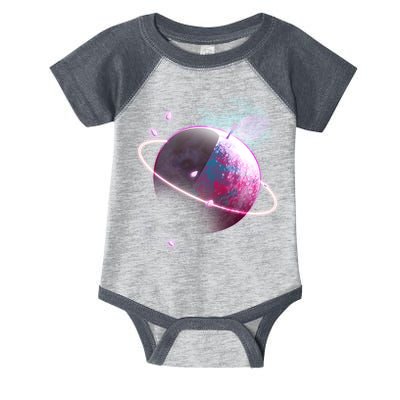 Apple Nebula Space Planet Infant Baby Jersey Bodysuit