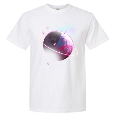 Apple Nebula Space Planet Garment-Dyed Heavyweight T-Shirt