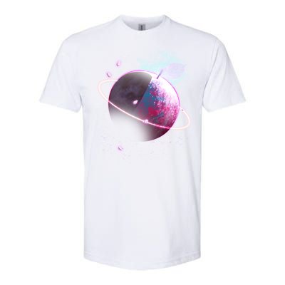 Apple Nebula Space Planet Softstyle CVC T-Shirt