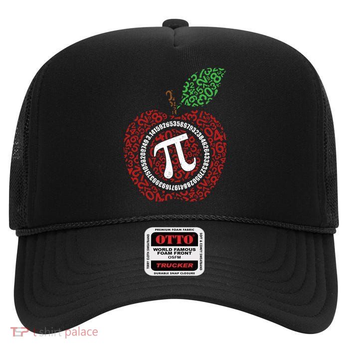 Apple Pi High Crown Mesh Back Trucker Hat