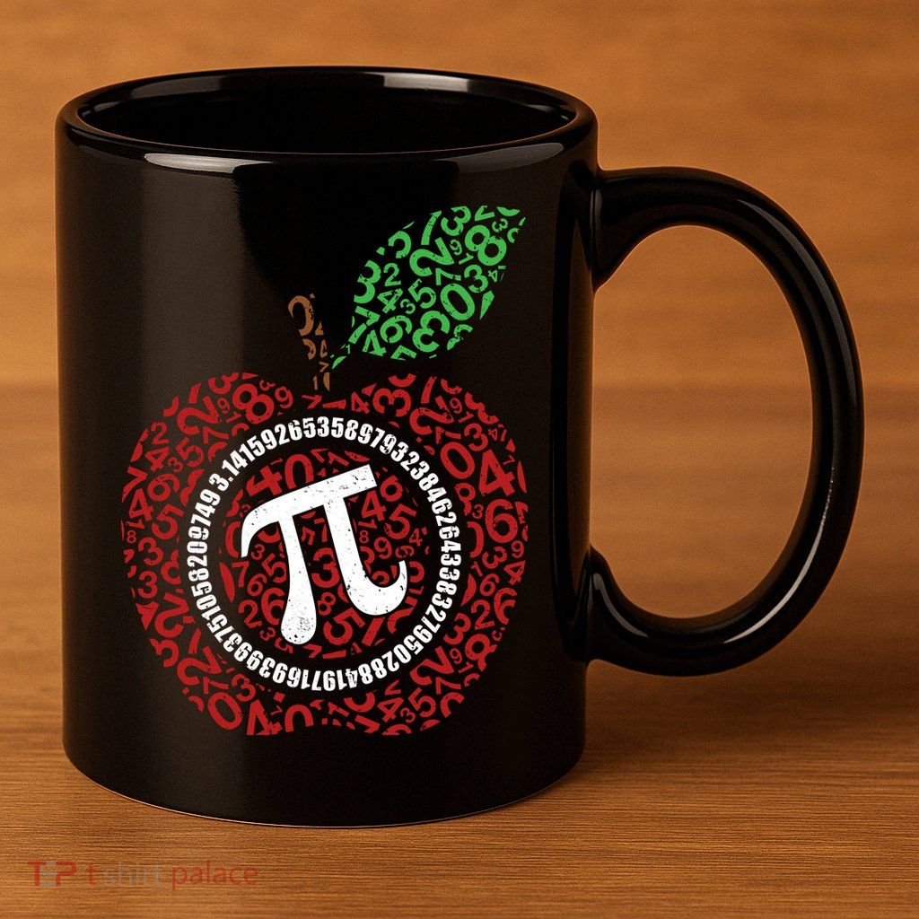 Apple Pi 11oz C Handle Ceramic Mug