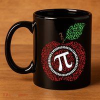 Apple Pi 11oz C Handle Ceramic Mug