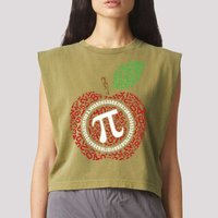 Apple Pi Garment-Dyed Women's Muscle Tee