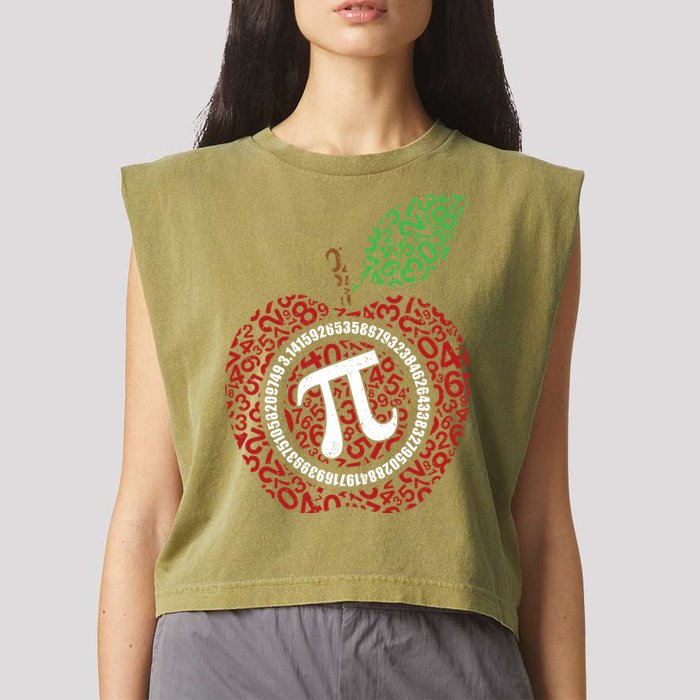 Apple Pi Garment-Dyed Women's Muscle Tee