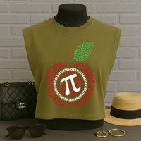 Apple Pi Garment-Dyed Women's Muscle Tee
