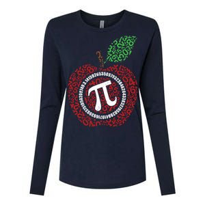 Apple Pi Womens Cotton Relaxed Long Sleeve T-Shirt