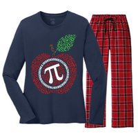 Apple Pi Women's Long Sleeve Flannel Pajama Set 