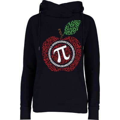 Apple Pi Womens Funnel Neck Pullover Hood