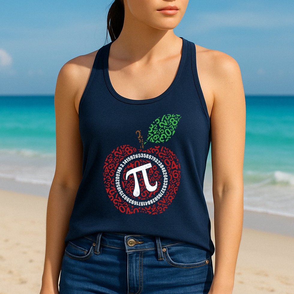 Apple Pi Womens Tank Top