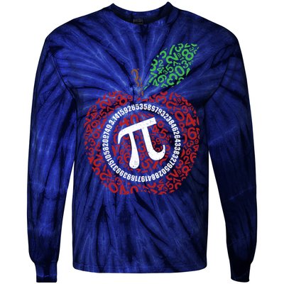 Apple Pi Tie-Dye Long Sleeve Shirt