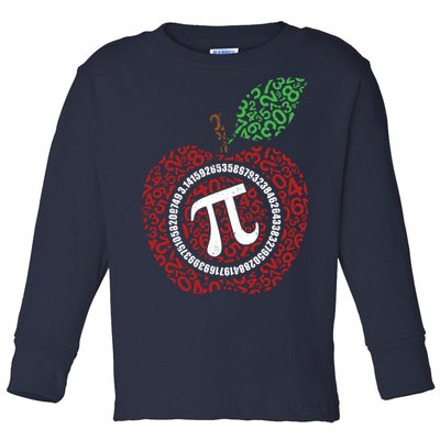 Apple Pi Toddler Long Sleeve Shirt