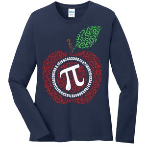 Apple Pi Ladies Long Sleeve Shirt