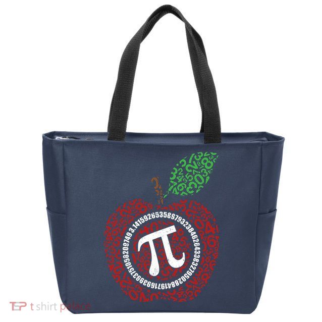 Apple Pi Zip Tote Bag