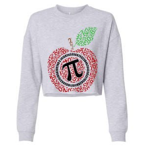 Apple Pi Cropped Pullover Crew