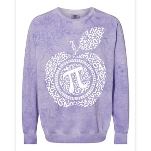 Apple Pi 3.14 Math Colorblast Crewneck Sweatshirt