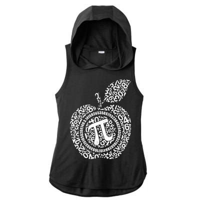 Apple Pi 3.14 Math Ladies PosiCharge Tri-Blend Wicking Draft Hoodie Tank