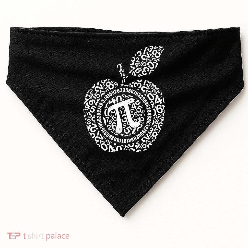 Apple Pi 3.14 Math USA-Made Doggie Bandana