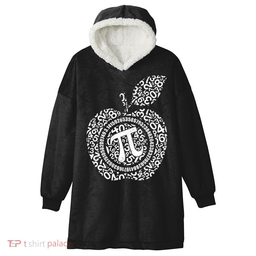 Apple Pi 3.14 Math Hooded Wearable Blanket