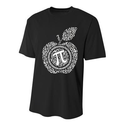 Apple Pi 3.14 Math Youth Performance Sprint T-Shirt