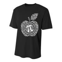 Apple Pi 3.14 Math Youth Performance Sprint T-Shirt