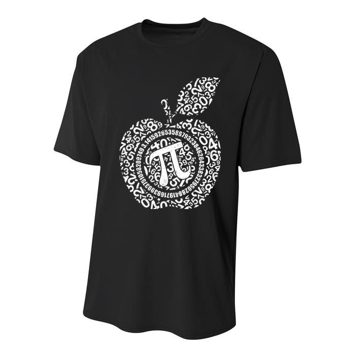 Apple Pi 3.14 Math Youth Performance Sprint T-Shirt