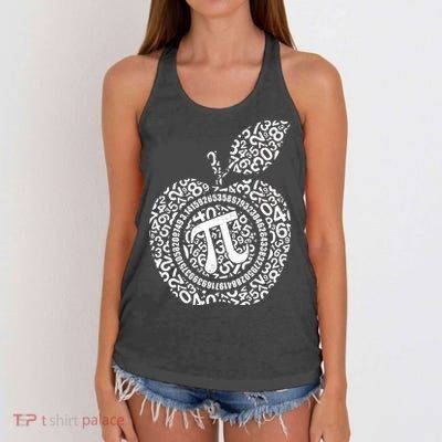Apple Pi 3.14 Math Women's Knotted Racerback Tank