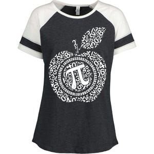 Apple Pi 3.14 Math Enza Ladies Jersey Colorblock Tee