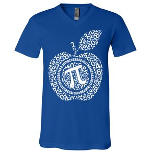 Apple Pi 3.14 Math V-Neck T-Shirt